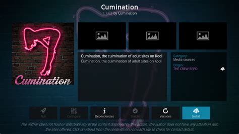 How to Install Cumination Addon on Kodi – New Adult Addon